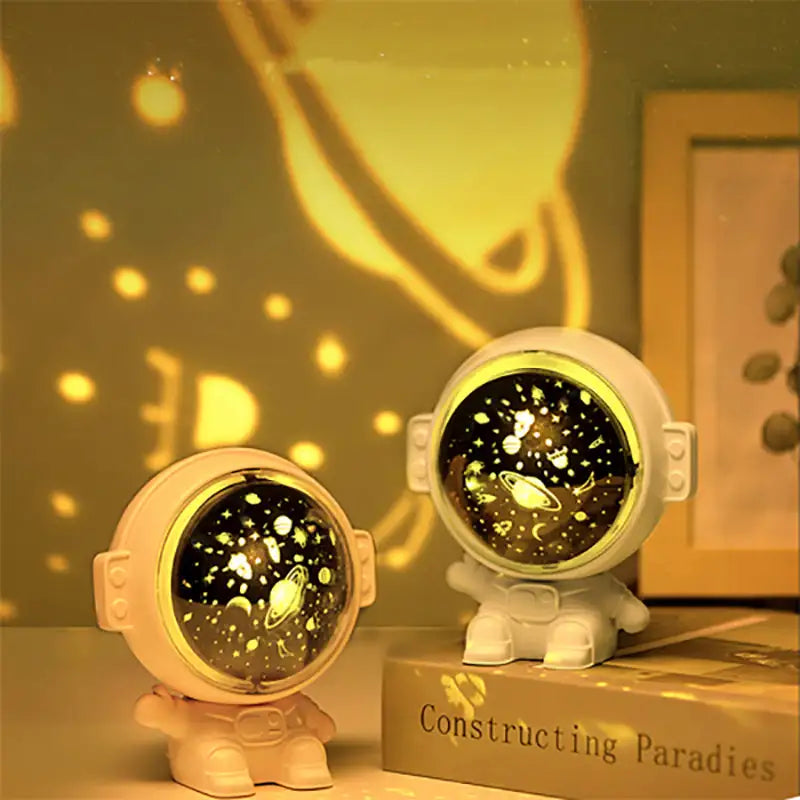 Galaxy Star Projector Starry Sky Night Light Astronaut Lamp Room Decr Gift Child Kids Baby Christmas Spaceman Projection Lootquake LLC  Techno geeks