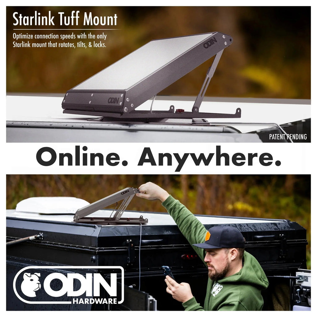 Starlink Mini Tuff Mount Odin Hardware  Techno geeks