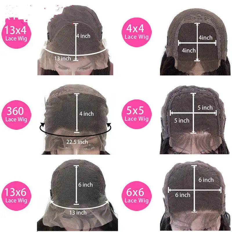 Red Deep Wave Human Hair Wig Real Headgear Lootquake LLC  Techno geeks