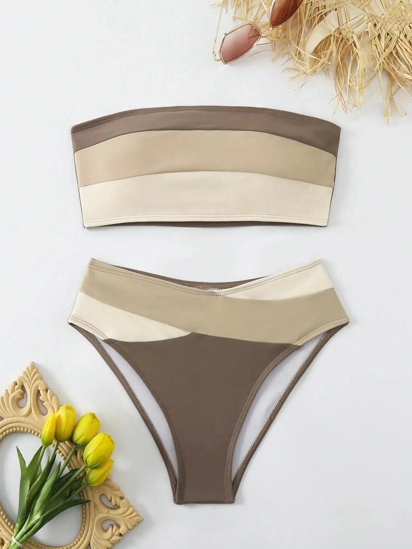 Women's Two-piece Casual Swimsuit P269 Decor Lootquake LLC  Techno geeks