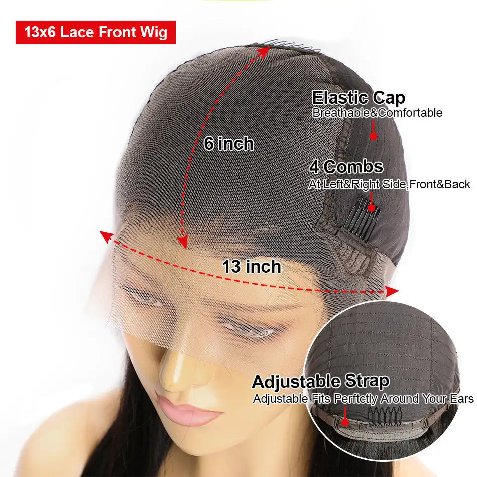 Real Human Hair Wig Lace Hair Set 9a Hair Quality Straight Hair Lootquake LLC  Techno geeks