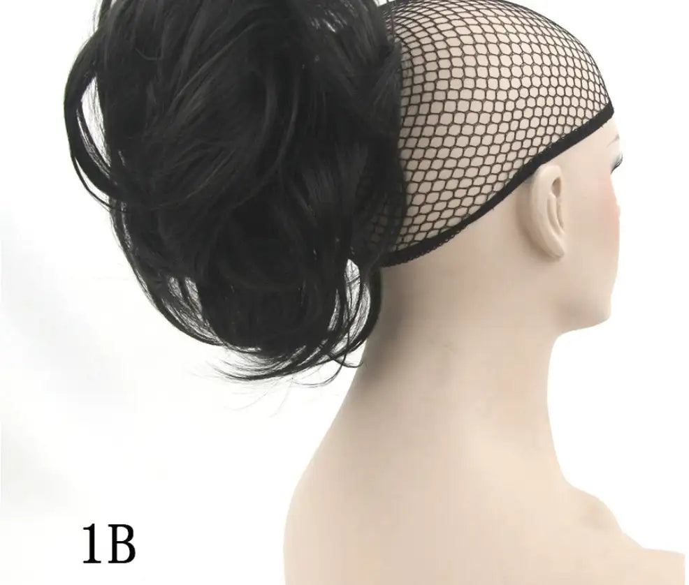 Grip ponytail short hair female curly hair wig flexible hair ponytail Lootquake LLC  Techno geeks