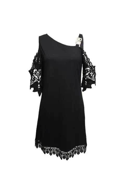 Ladies' Solid Color Off Shoulder Tassel Design Fashionable Dress Lootquake LLC  Techno geeks