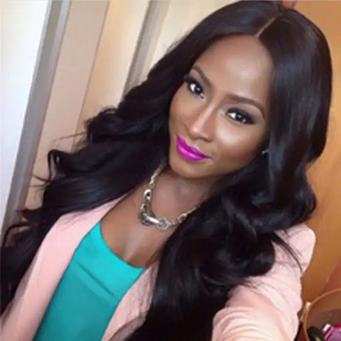 Black mid-length long curly hair ladies hood Lootquake LLC  Techno geeks