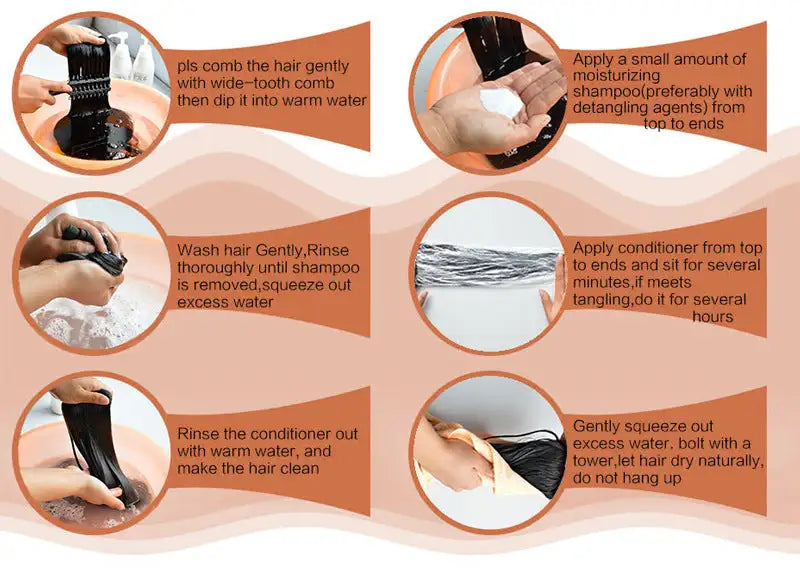 Kinky Straight Human Hair With A Ponytail In The Hair Lootquake LLC  Techno geeks