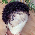 New style African small curly hair wig female short hair black fluffy explode chemical fiber hair explode wig headgear Lootquake LLC  Techno geeks