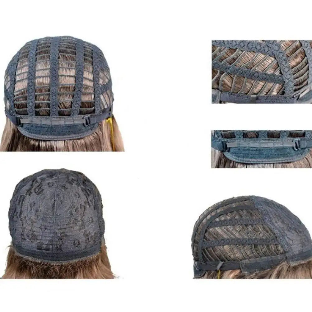 Half Length Curly Hair Wig Female Small Curly Chemical Fiber Headgear Lootquake LLC  Techno geeks