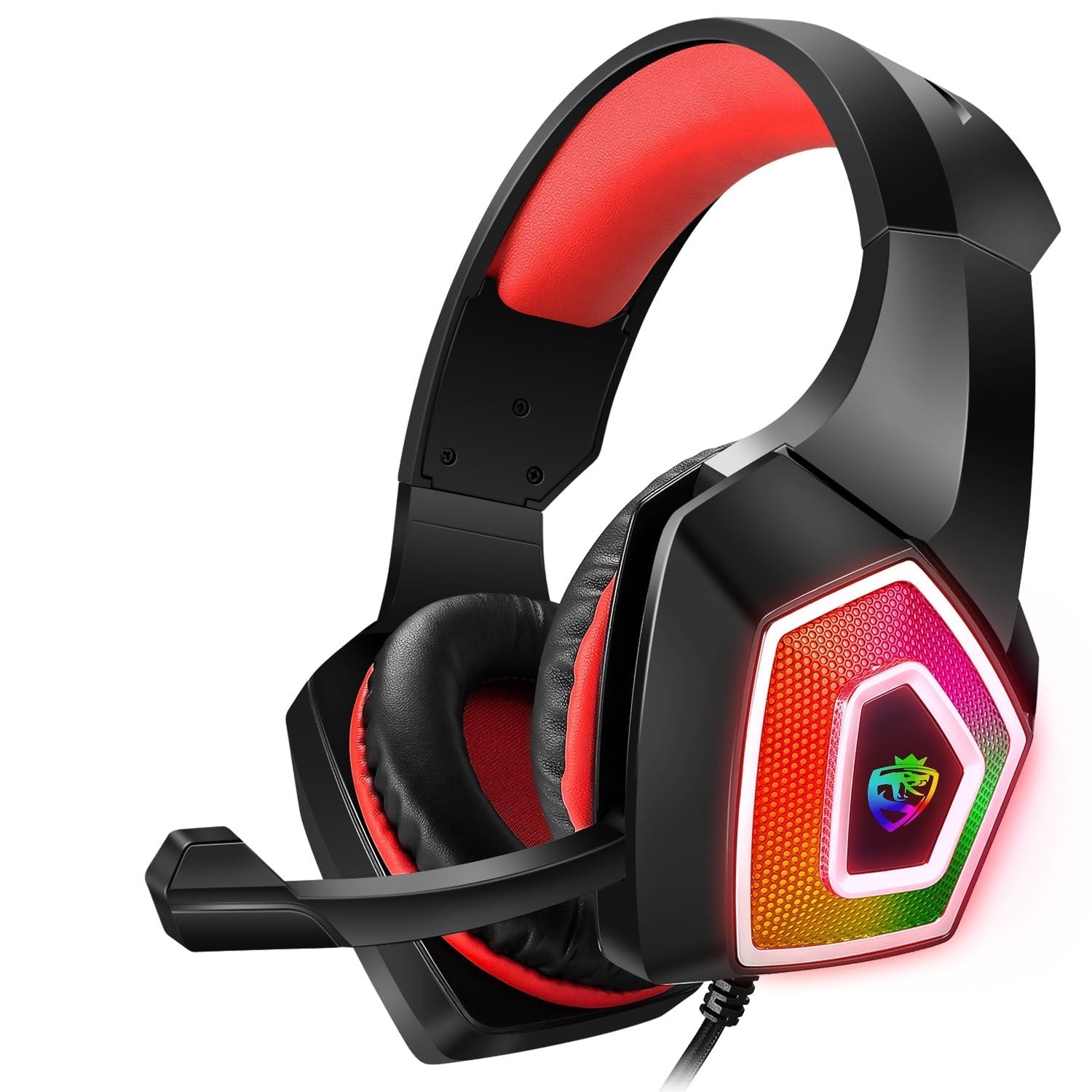 Head mounted gaming headphones colorful RGB wired computer headphones game controller headphones V.I.P Digital Presence  Techno geeks