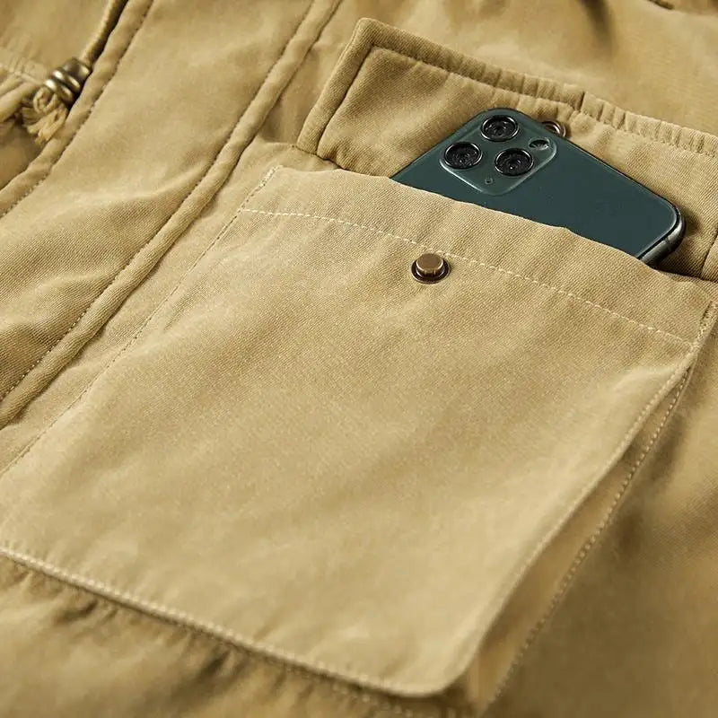 Thick Detachable Hat Lambswool Jacket Lootquake LLC  Techno geeks