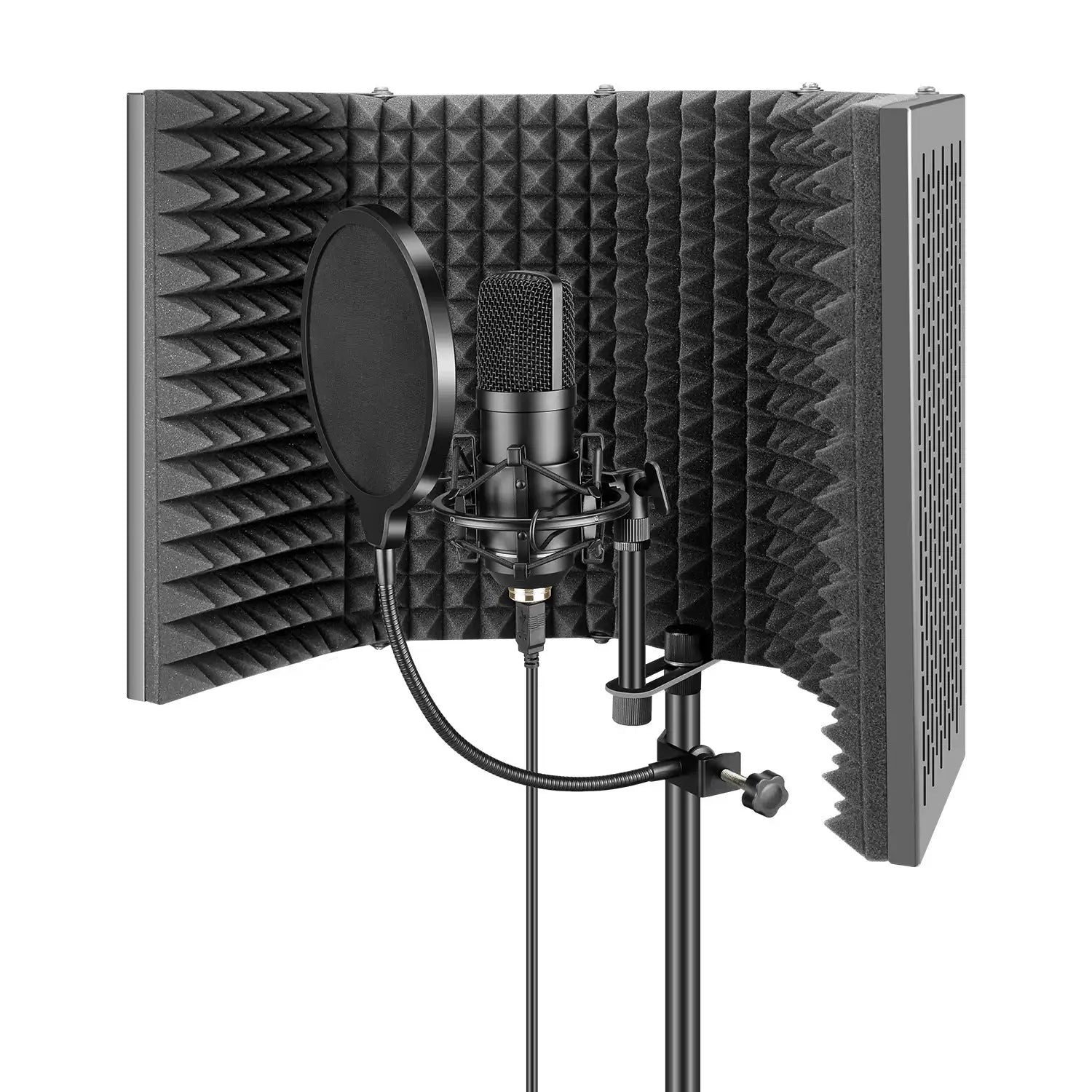 Microphone Recording Studio High-Quality Noise Reduction Screen Blowout Prevention Net Lootquake LLC  Techno geeks