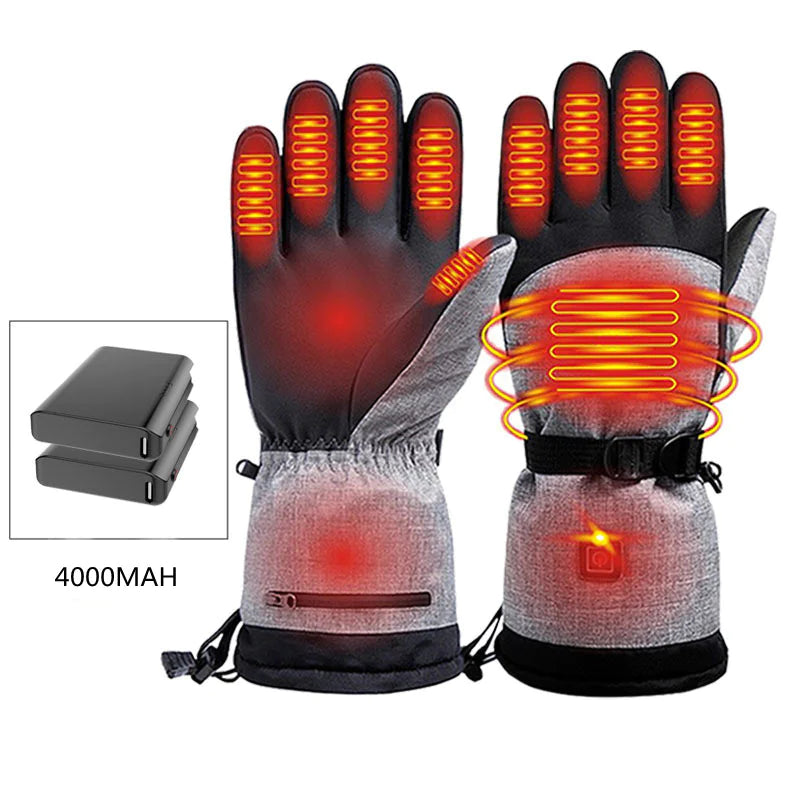 Heated Gloves with Adjustable Temperature Techno geeks  Techno geeks