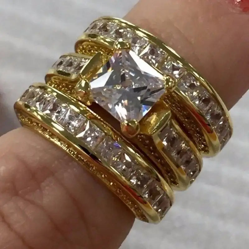 White Zircon Commemorative Women's Love Ring Lootquake LLC  Techno geeks