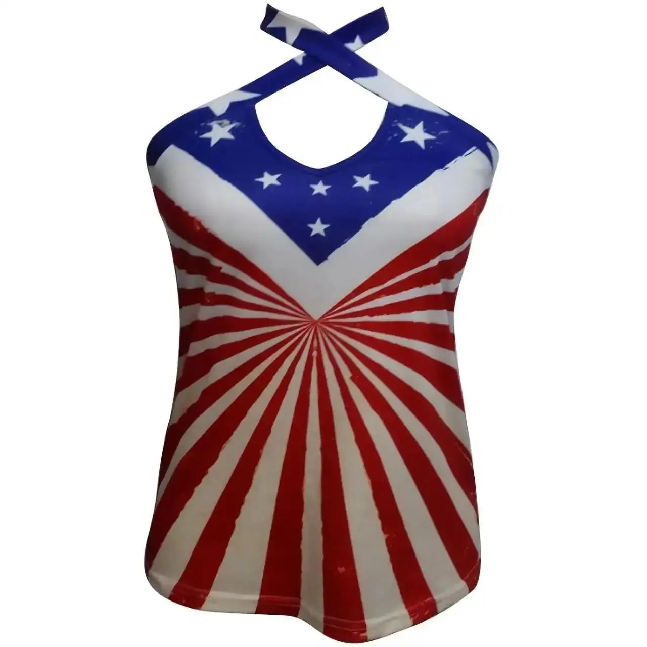 Women's New Printed Hollow Neck Hanging Tank Top Lootquake LLC  Techno geeks