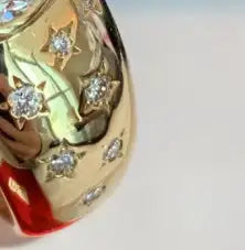 Fashion XINGX Water Drop Gem Ring Inlaid Lootquake LLC  Techno geeks