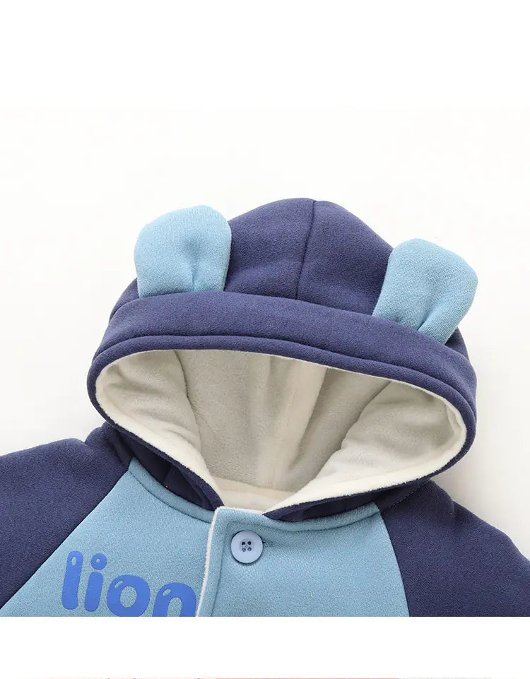 Baby Fleece Hooded Jacket for Boys and Girls Winter - Techno geeks
