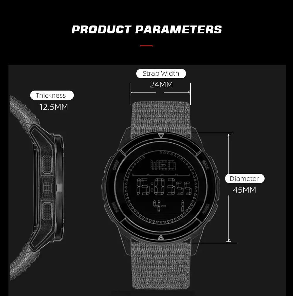 Outdoor Smart Watch with Pedometer and Compass, AMOLED Screen, Waterproof Lootquake LLC  Techno geeks