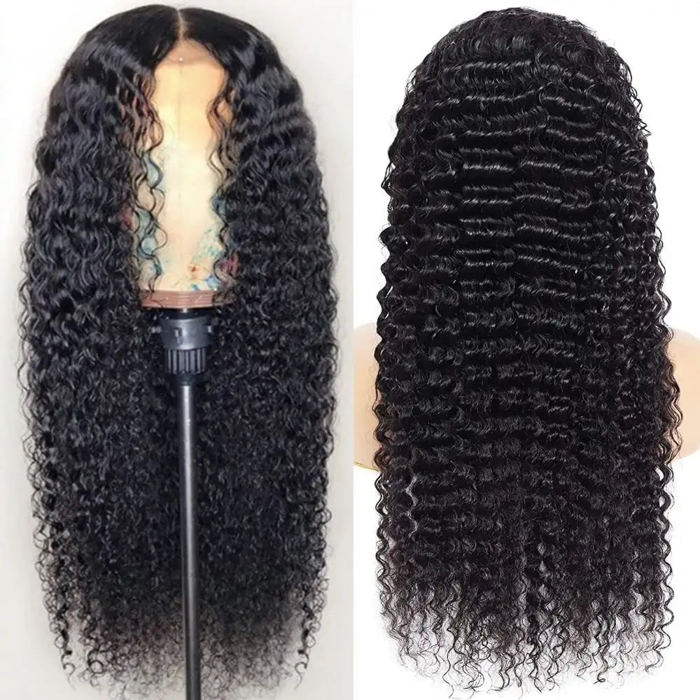 Front Lace Human Hair Wig Deep Wave Human Wigs Lootquake LLC  Techno geeks