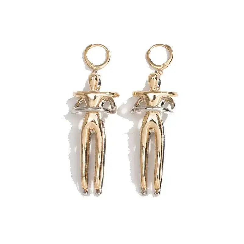 Design Jewelry Earrings Retro Exaggerated Lootquake LLC  Techno geeks