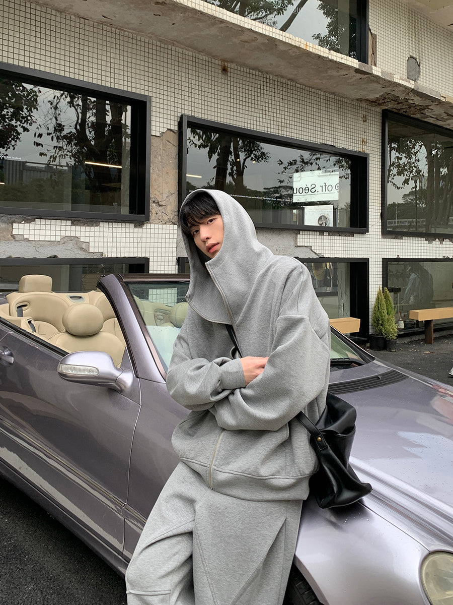 Men's Hoodie Sweater Pure Color All-matching Trousers Sports Suit Lootquake LLC  Techno geeks