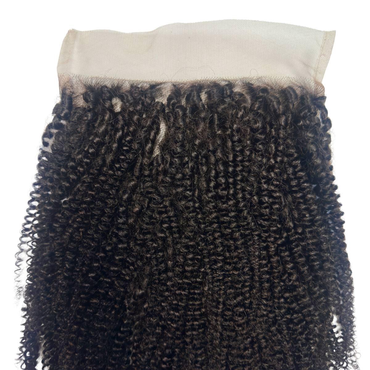 Afro Kinky 7x7 HD Lace Human Hair Closure Private Label  Techno geeks