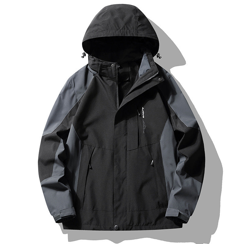 Three-in-one Removable Fleece-lined Thickened Waterproof Windproof Jacket Mountaineering Social Buzz eSIMs  Techno geeks