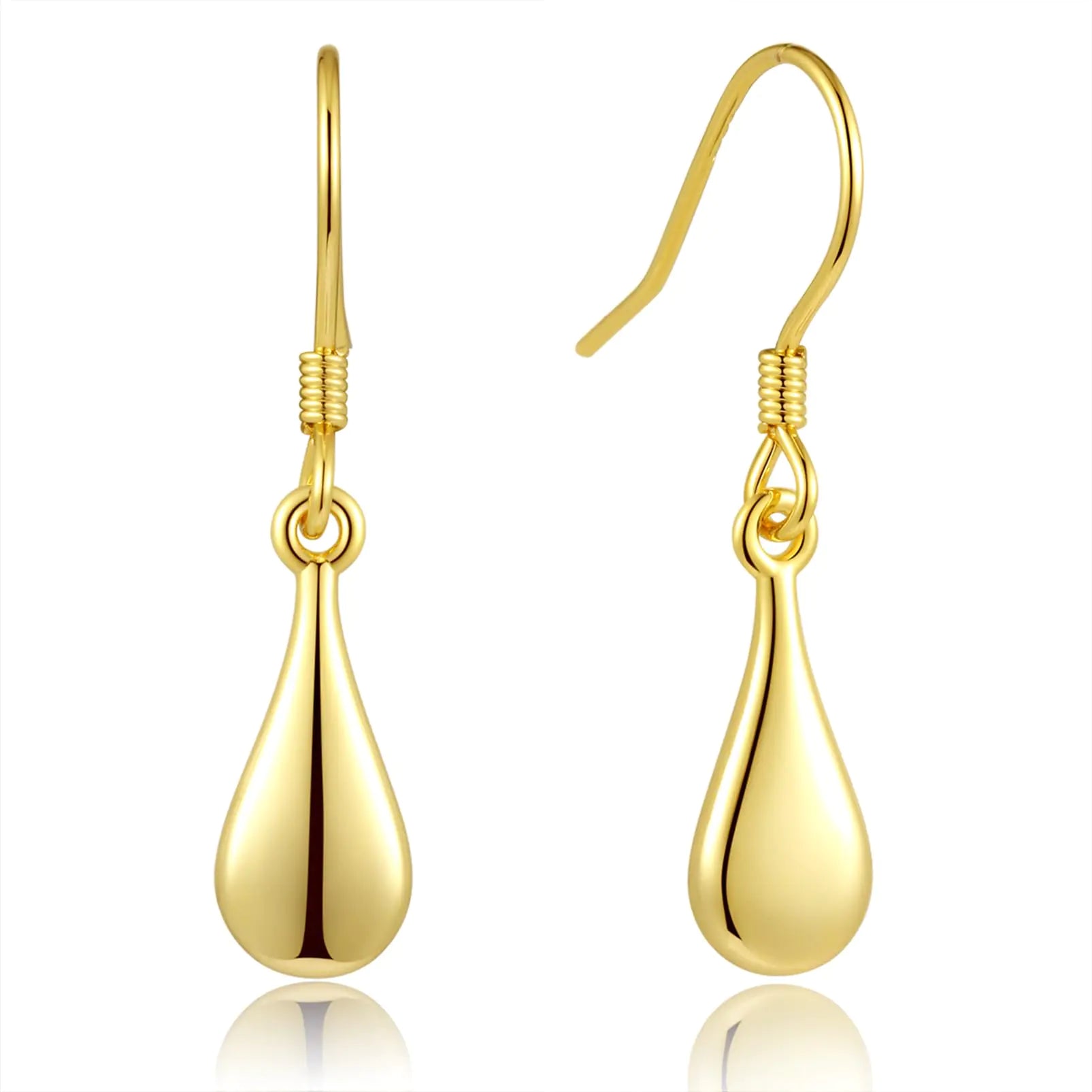 ToHeart Tear Drop Earrings Jewelry Drop Earrings Lightweight Gold Earrings Dangle Gifts Bff Birthday Lootquake LLC  Techno geeks
