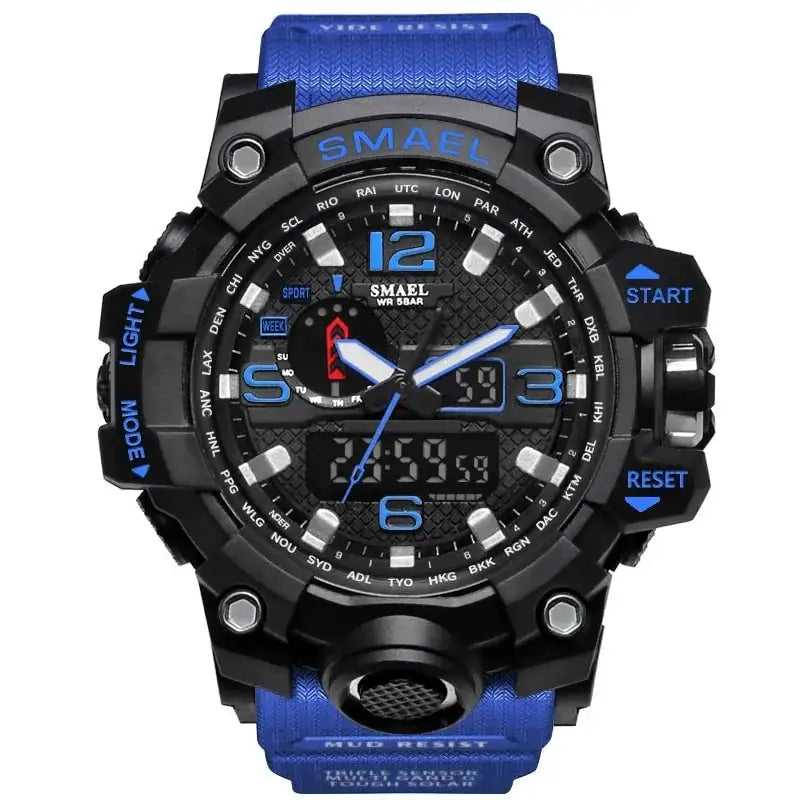 SMAEL Brand Men Sports Watches Dual Display Lootquake LLC  Techno geeks