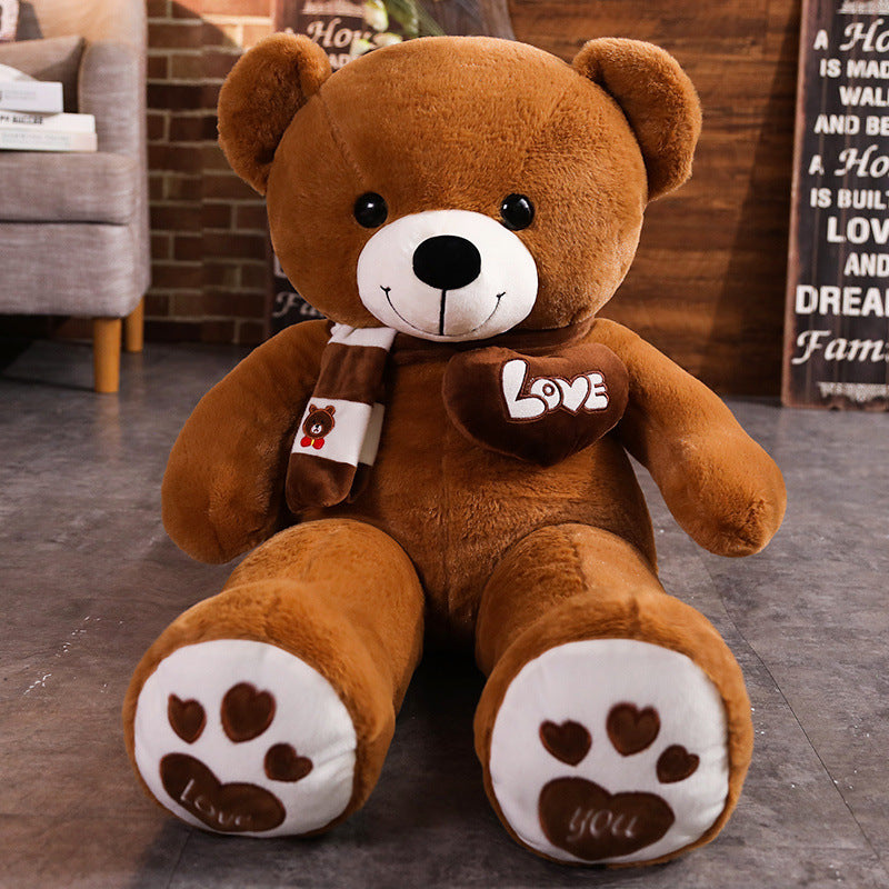 Big Bear Plush Toy Hug Bear Teddy Bear Panda Doll Cloth Doll Doll V.I.P Digital Presence  Techno geeks