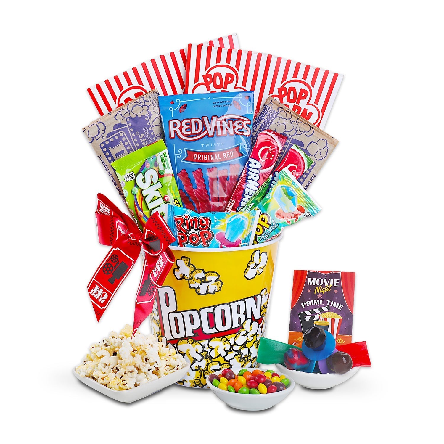Pop-ular Movie Night Gift Basket Alder Creek Gift Baskets  Techno geeks