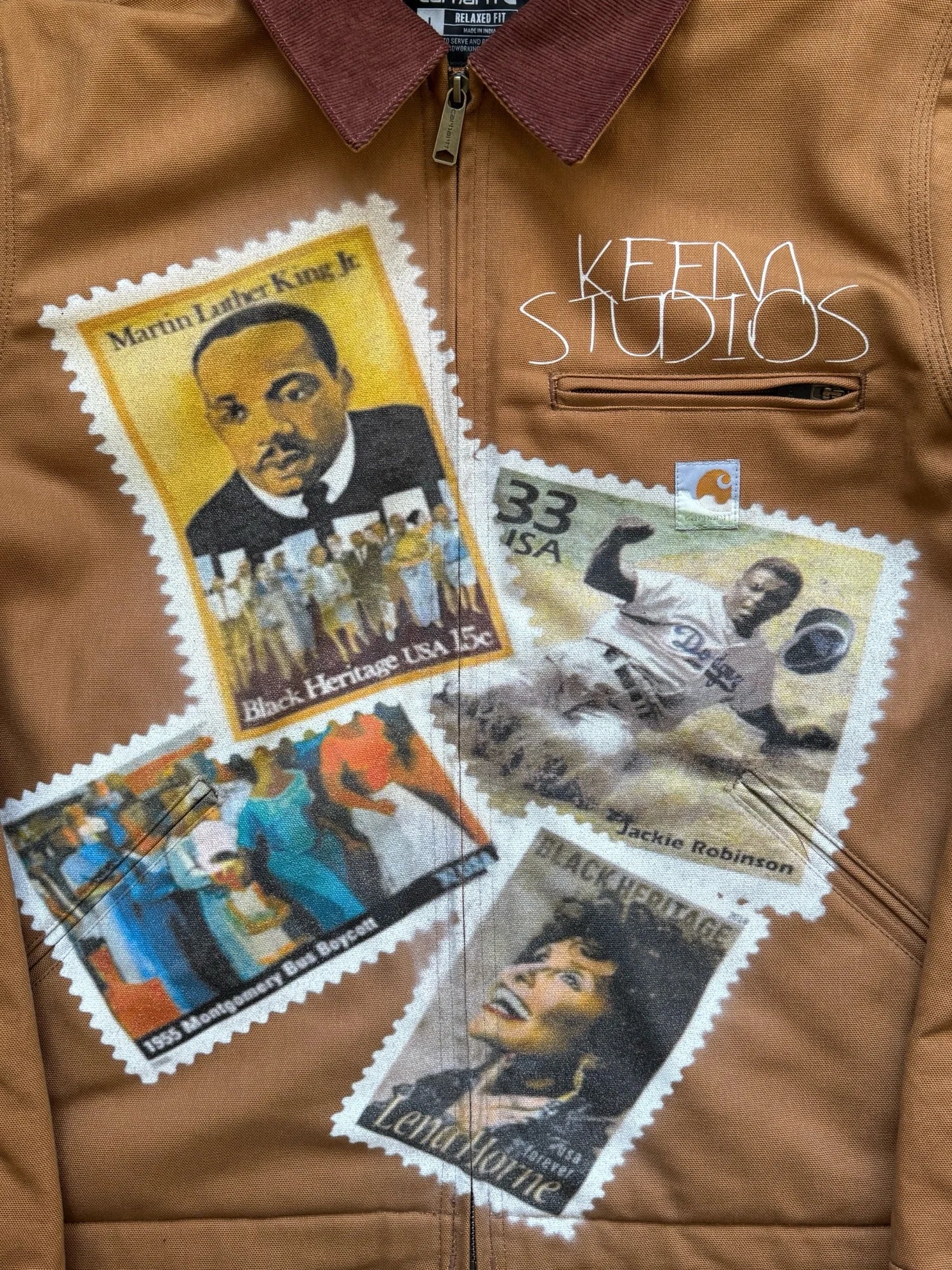 Black Heritage Carhartt Jacket KEEMSTUDIOS  Techno geeks