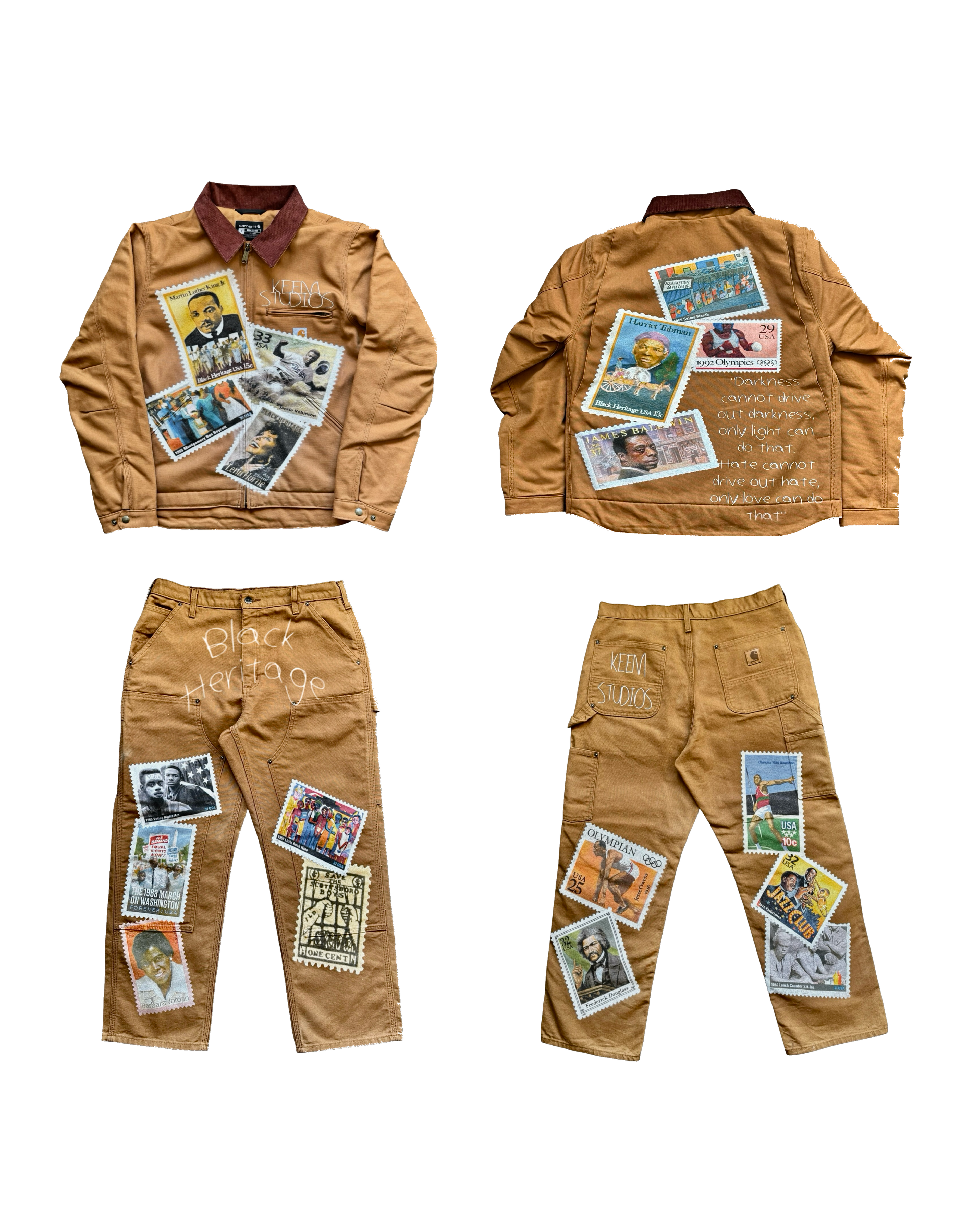 Black Heritage Carhartt Jacket KEEMSTUDIOS  Techno geeks