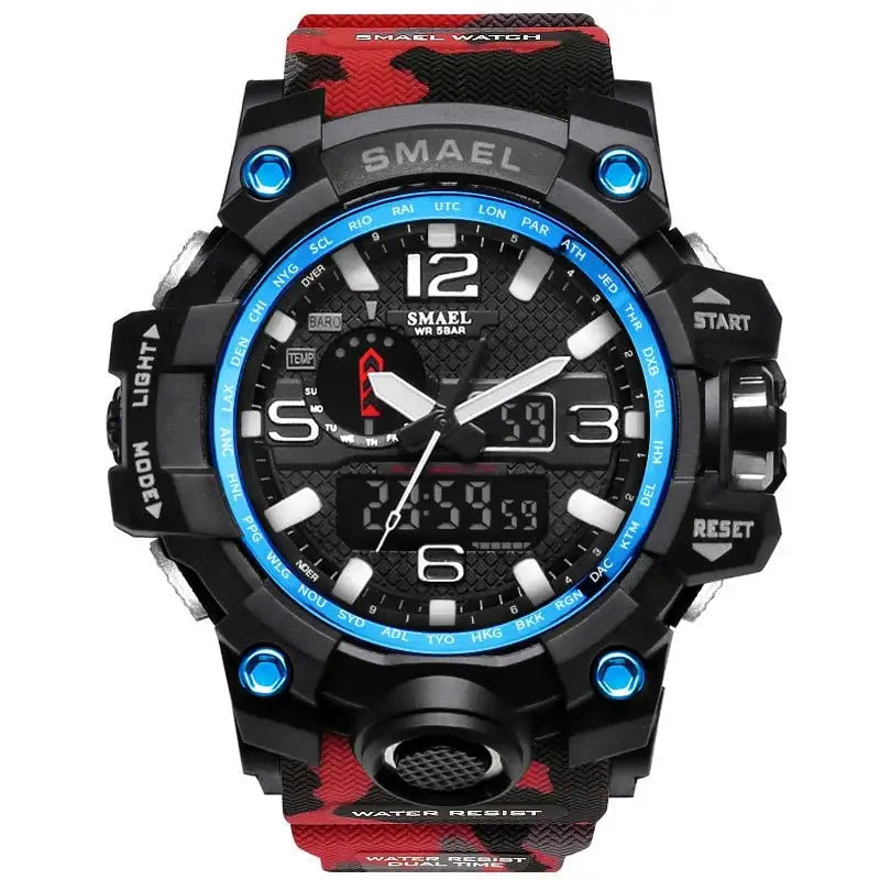 SMAEL Brand Men Sports Watches Dual Display Lootquake LLC  Techno geeks