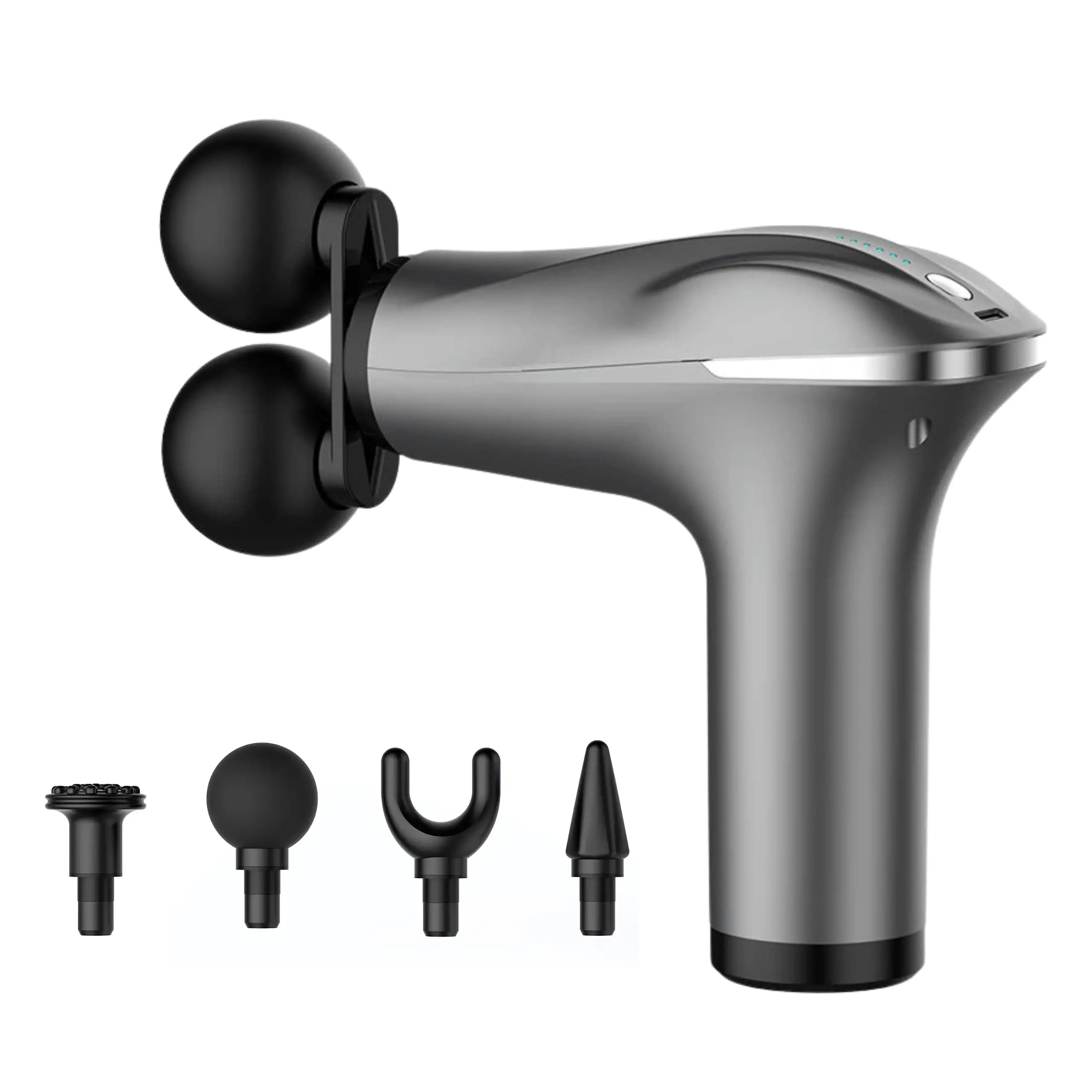 Dual Head Massage Gun Ð Handheld Deep Tissue Professional Massager KENRO  Techno geeks