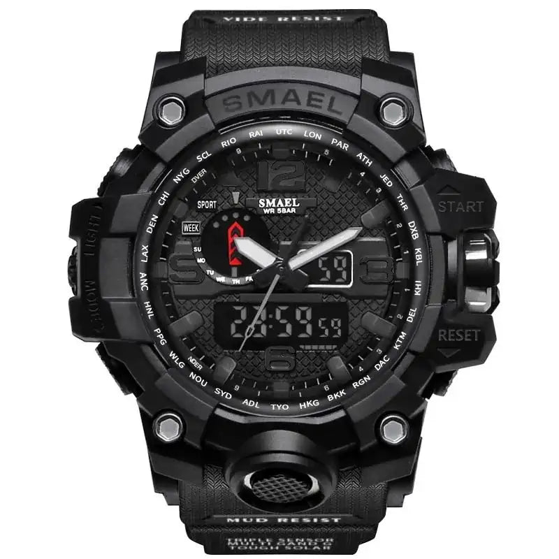 SMAEL Brand Men Sports Watches Dual Display Lootquake LLC  Techno geeks