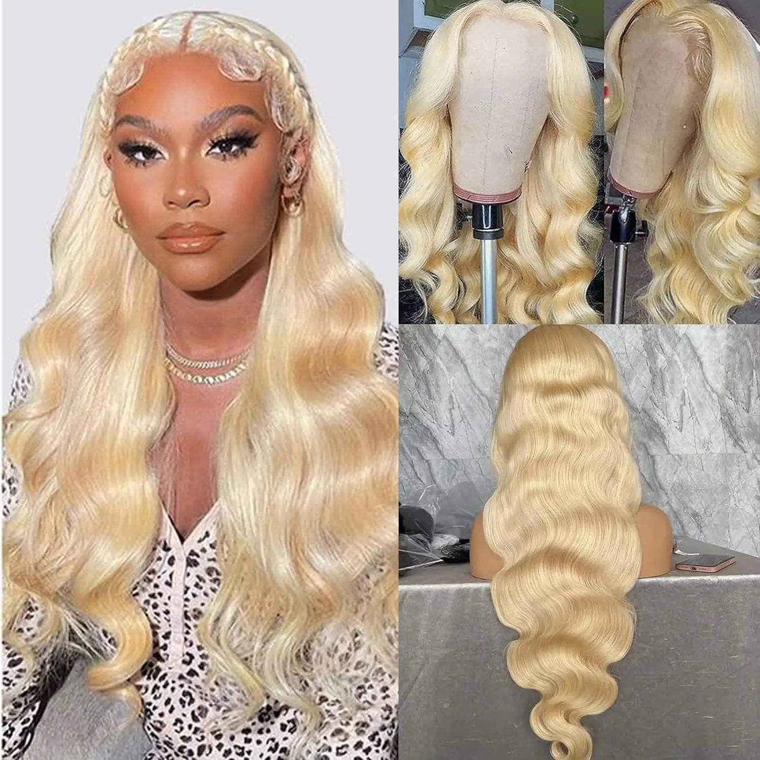 Former LACE Head Cap LACE FRONTAL WIG13x4 Straight 613 BLONDE Straight Hair Lootquake LLC  Techno geeks