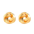 All-match Twisted Alloy Stud Earrings For Women Lootquake LLC  Techno geeks