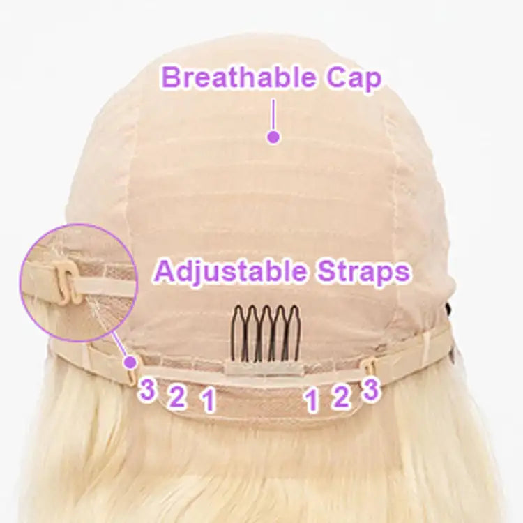 Former LACE Head Cap LACE FRONTAL WIG13x4 Straight 613 BLONDE Straight Hair Lootquake LLC  Techno geeks