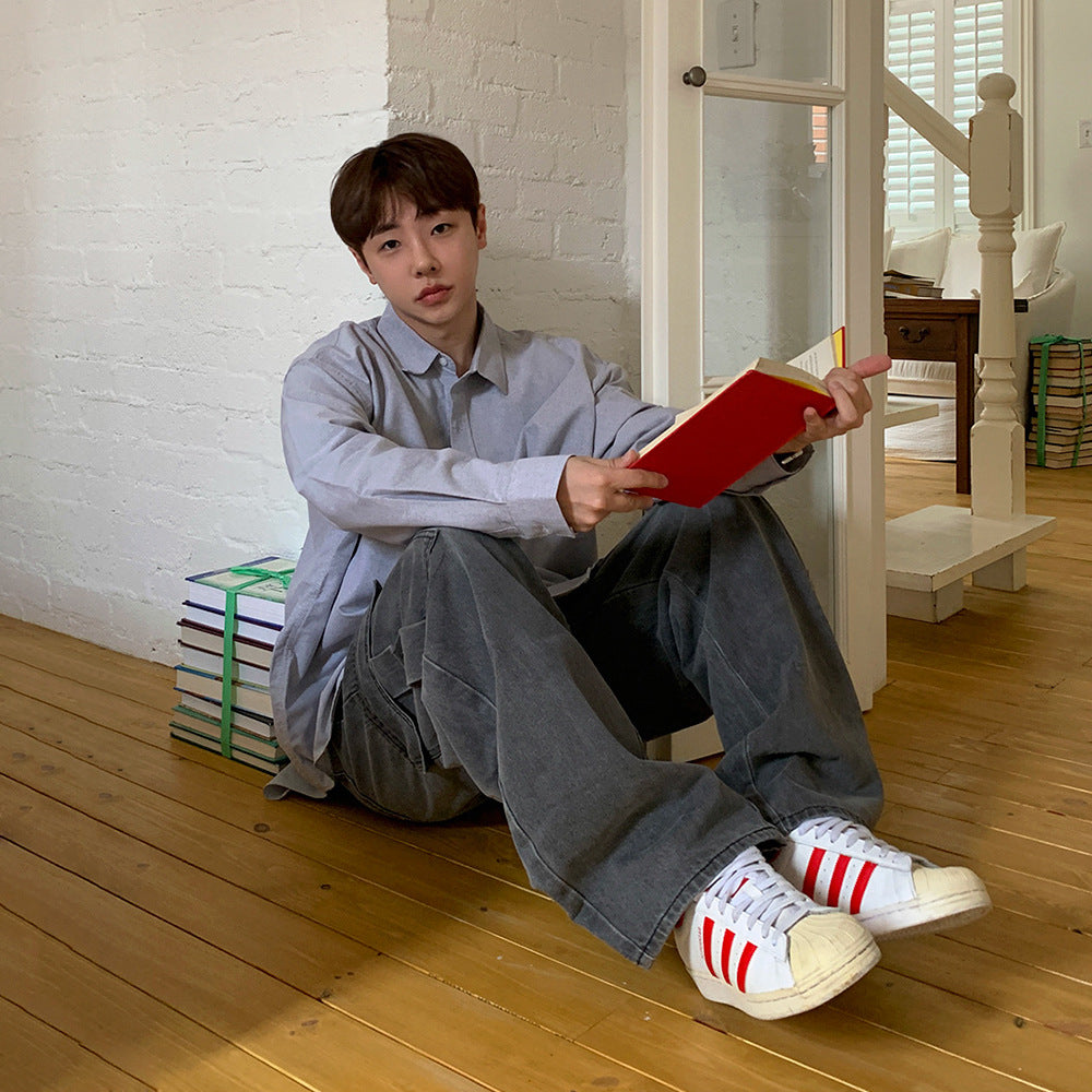 Workwear Straight Jeans Men's Spring Loose Lootquake LLC  Techno geeks