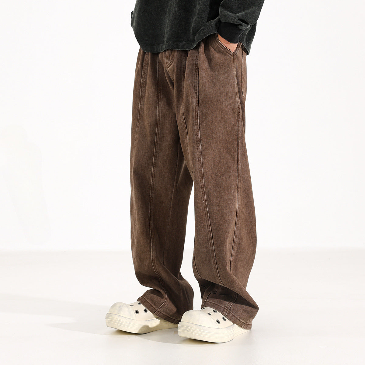 Maillard American Retro Drooping Straight Jeans Lootquake LLC  Techno geeks