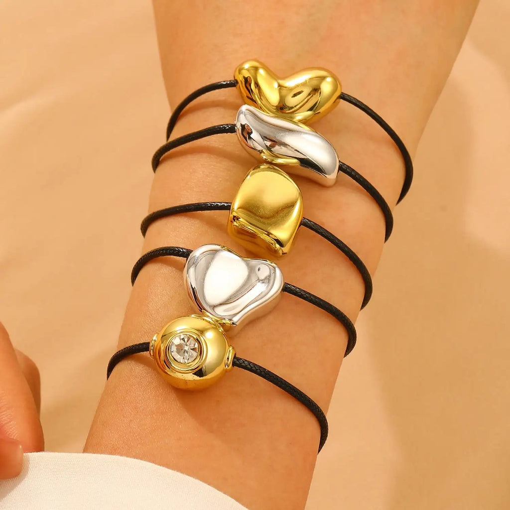 Women's Simple Ball Love Knotted Bracelet Necklace Lootquake LLC  Techno geeks