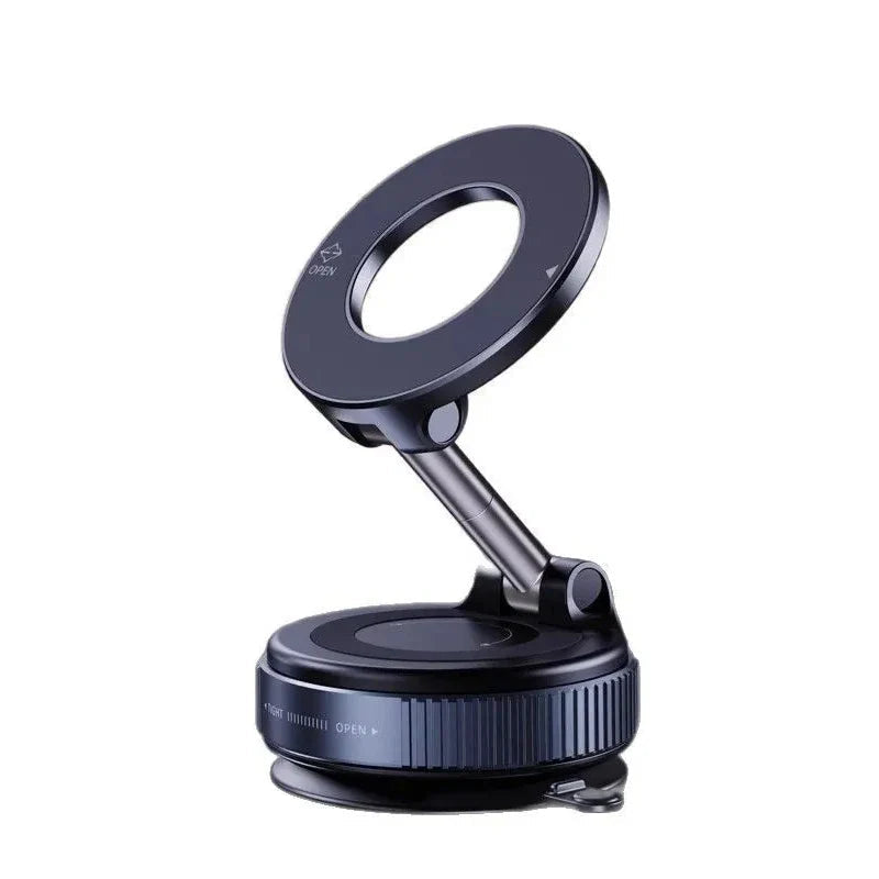 Magnetic Car Phone Holder 360degree Rotation Vacuum AdsorptionStrong Suction Holder for Mobile PhoneCar Bracket Econic Blanks  Techno geeks