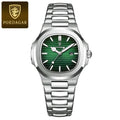 POEDAGAR Luxury Square Watch for Woman Waterproof Luminous Date Ladies Watch Stainless Steel Quartz Women's Watches Female Reloj Lootquake LLC  Techno geeks