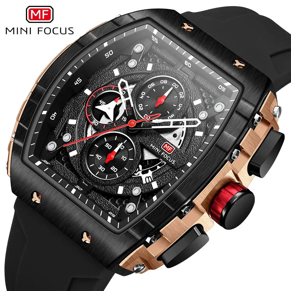 Sports Mens Watches Top Brand Luxury Waterproof Quartz Watch for Men Silicone Strap Fashion Wristwatches Relogio Masculino 0399G Lootquake LLC  Techno geeks