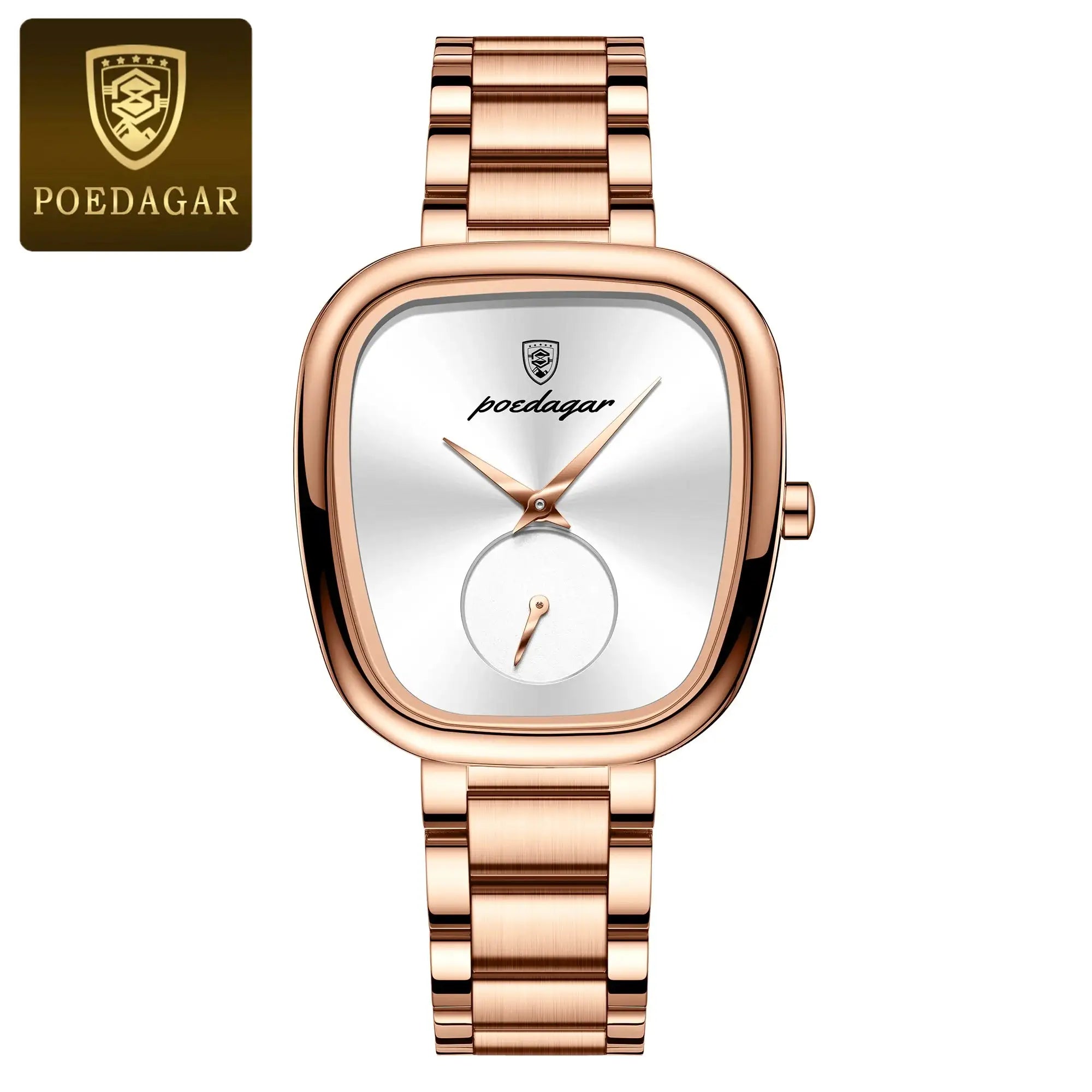 POEDAGAR Luxury Watch for Woman Waterproof Stainless Steel Quartz Ladies Watch High Quality Women's Watches Elegant Female Clock Lootquake LLC  Techno geeks