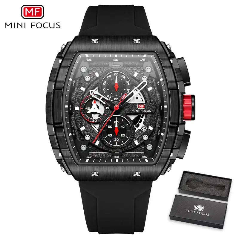 Sports Mens Watches Top Brand Luxury Waterproof Quartz Watch for Men Silicone Strap Fashion Wristwatches Relogio Masculino 0399G Lootquake LLC  Techno geeks