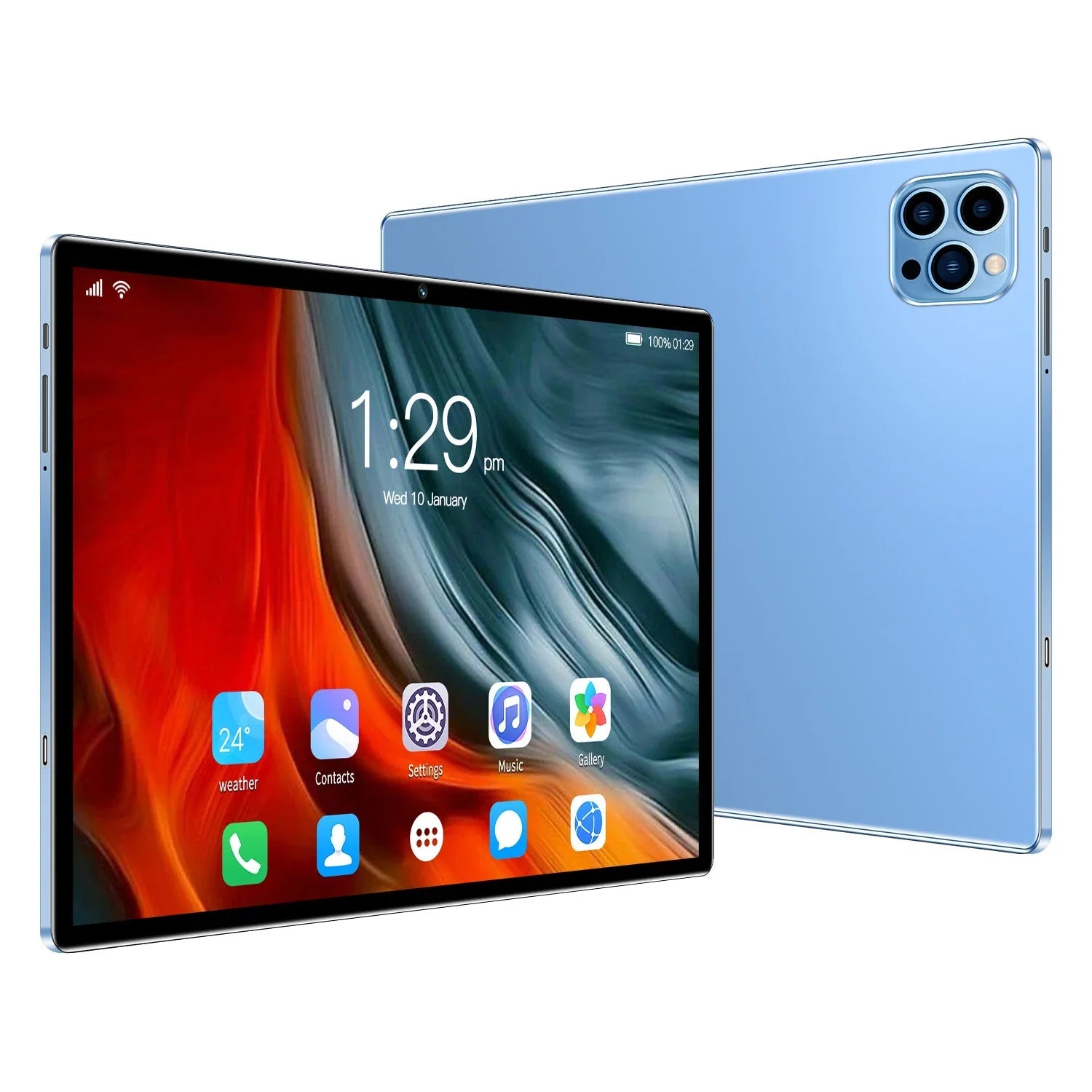 New 10.1 Inch Study Education Tablets Octa Core Dual SIM 4GB RAM 64GB ROM 3G Phone Call Bluetooth WiFi Google Tablet Pc 5000mAh Lootquake LLC  Techno geeks