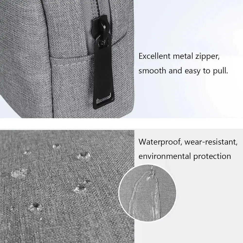 Waterproof Digital Accessories Storage Bag Large Capacity Portable Travel Carrying Organizer Bag for Mobile Phone USB Cable Band Lootquake LLC  Techno geeks