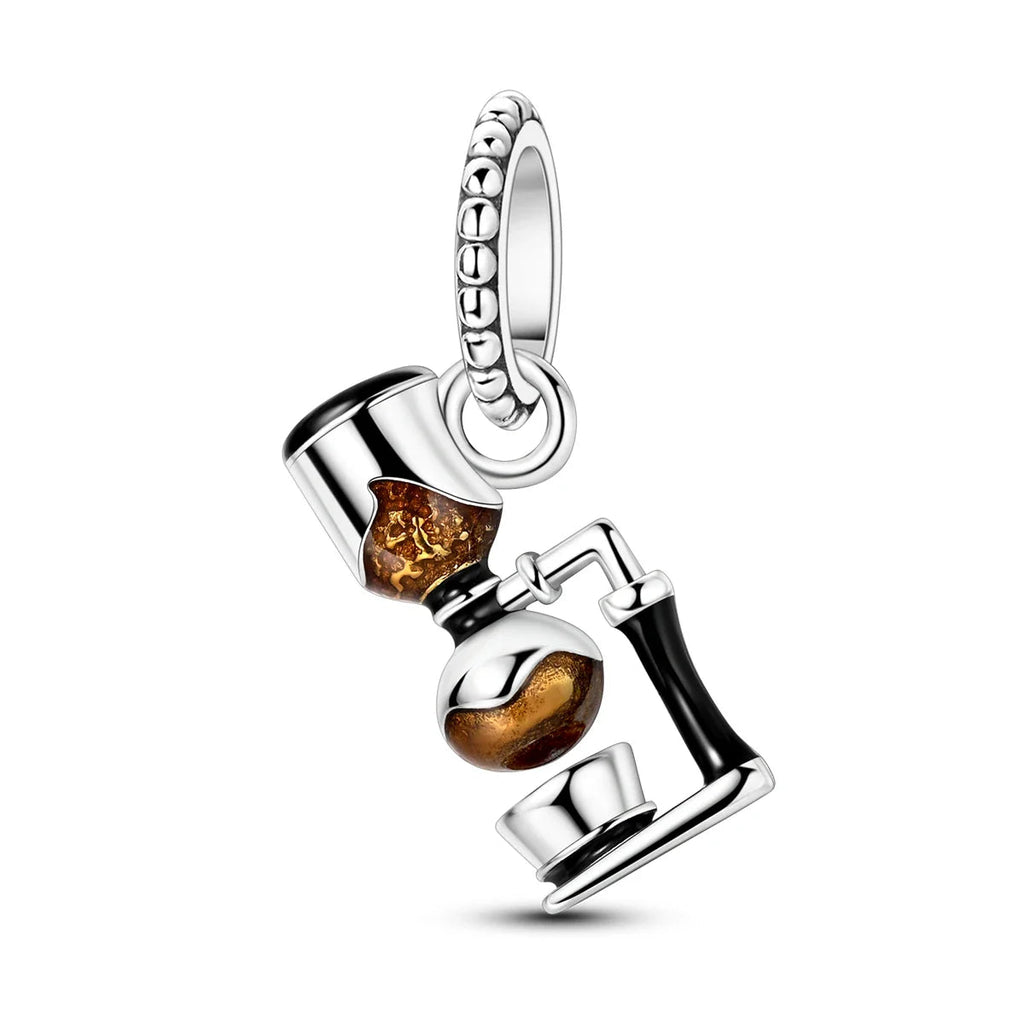 Coffee Cup Charms 925 Silver Beads For Woman Fit Original Bracelet Making Fashion Jewelry Lootquake LLC  Techno geeks