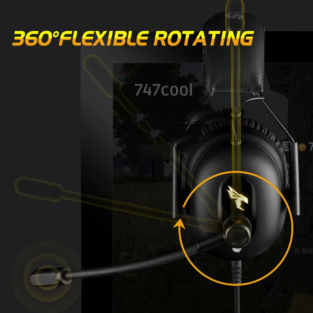 Somic/Mpow G936N 7.1 Surround Sound Gaming Headset for PS5/PS4/PC Computer Gamer Noise Cancelling Mic USB/3.5mm Wired Headphone VYSN  Techno geeks