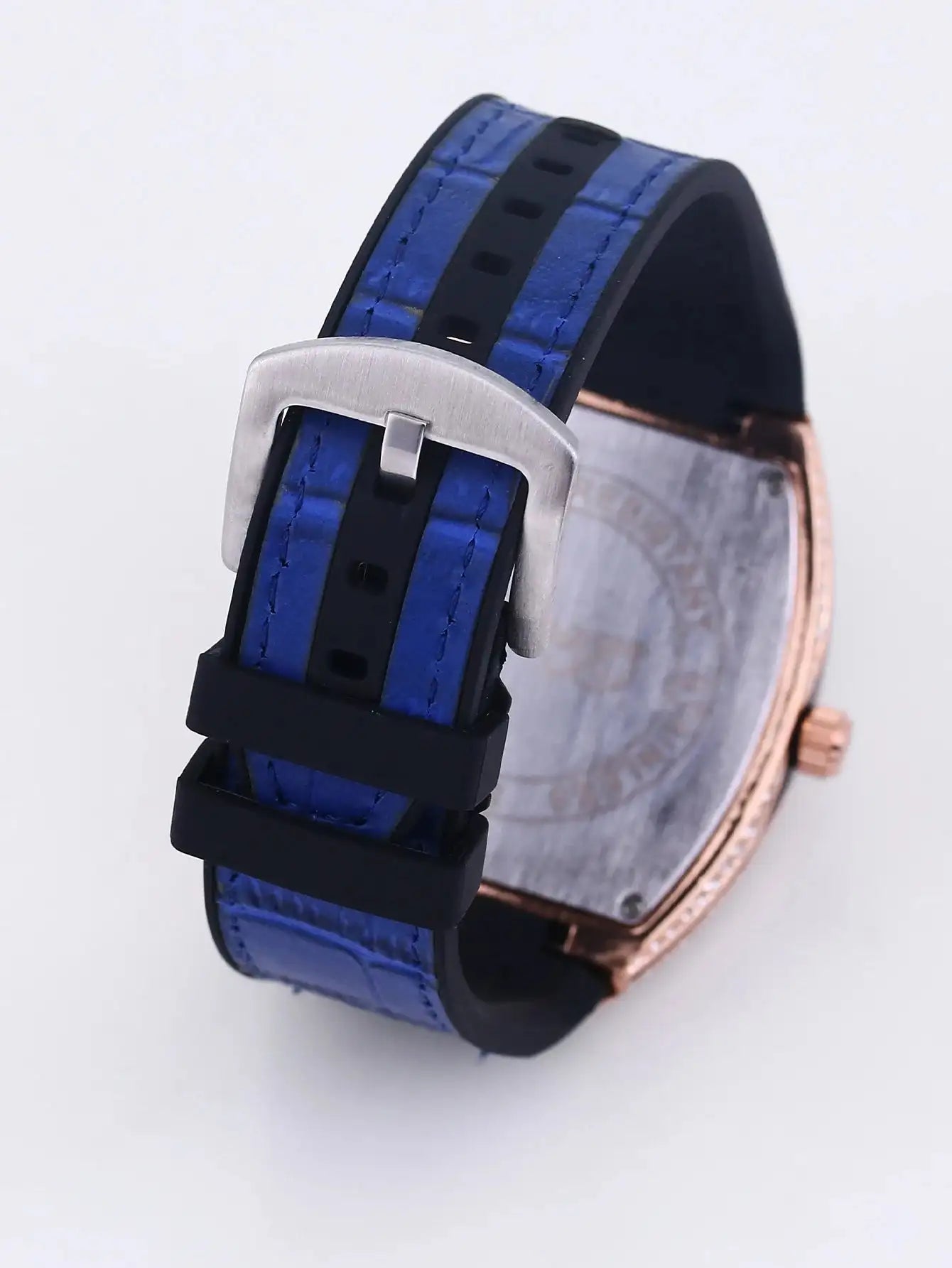 Luxury Diamond wristwatch for women Fasion and elegant quartz watch with silicone watchstrap Waterproof luminous Tonneau watch Lootquake LLC  Techno geeks